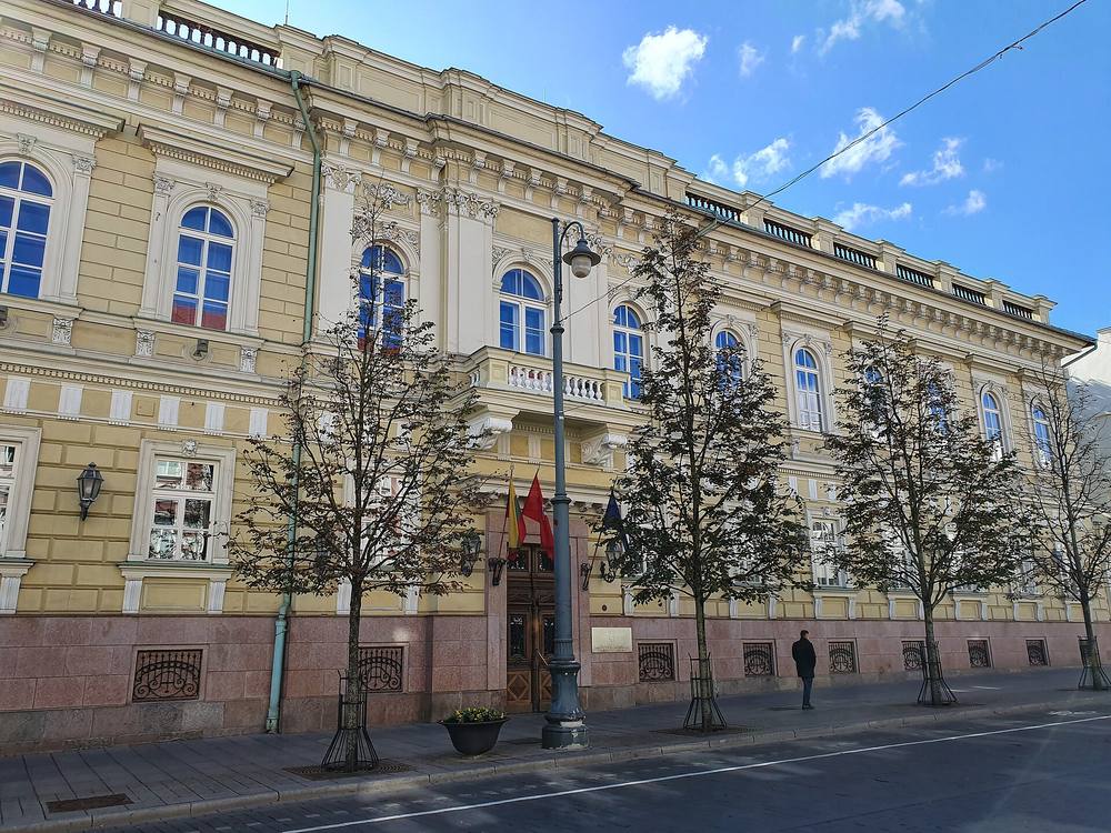Head office of the Bank of Lithuania on Gedimino Avenue, Vilnius